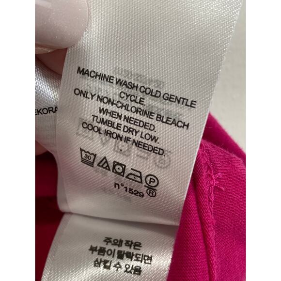 Lauren Ralph Lauren Jersey Flutter Sleeve Cotton Top XL Black Label Quiet Luxury - Picture 9 of 10